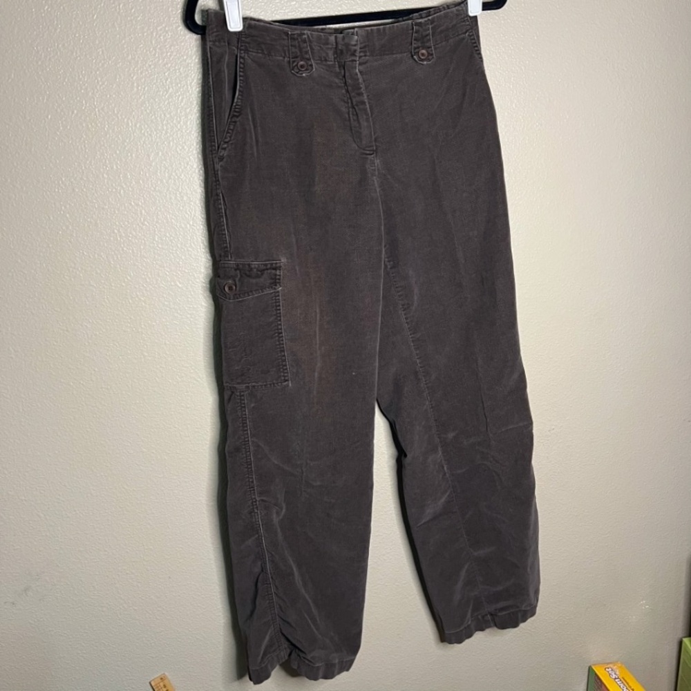 J. Jill Corduroy Size XL Brown Preppy‎ Academia Cargo Pants